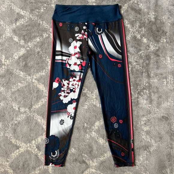 Sweaty Betty Blue, Black, and Pink Leggings, Small, EUC, 24” Long - Picture 1 of 3